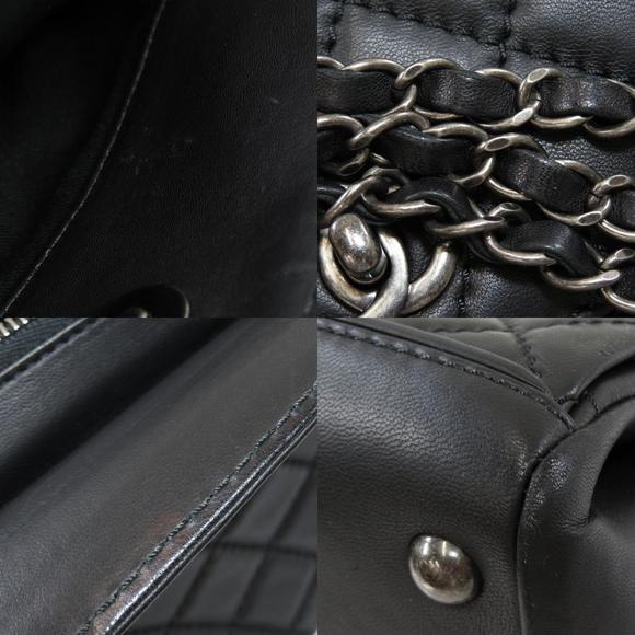 Chanel Chain Shoulder Bag Matelasse Silver Hardware Lambskin - Picture 8 of 9